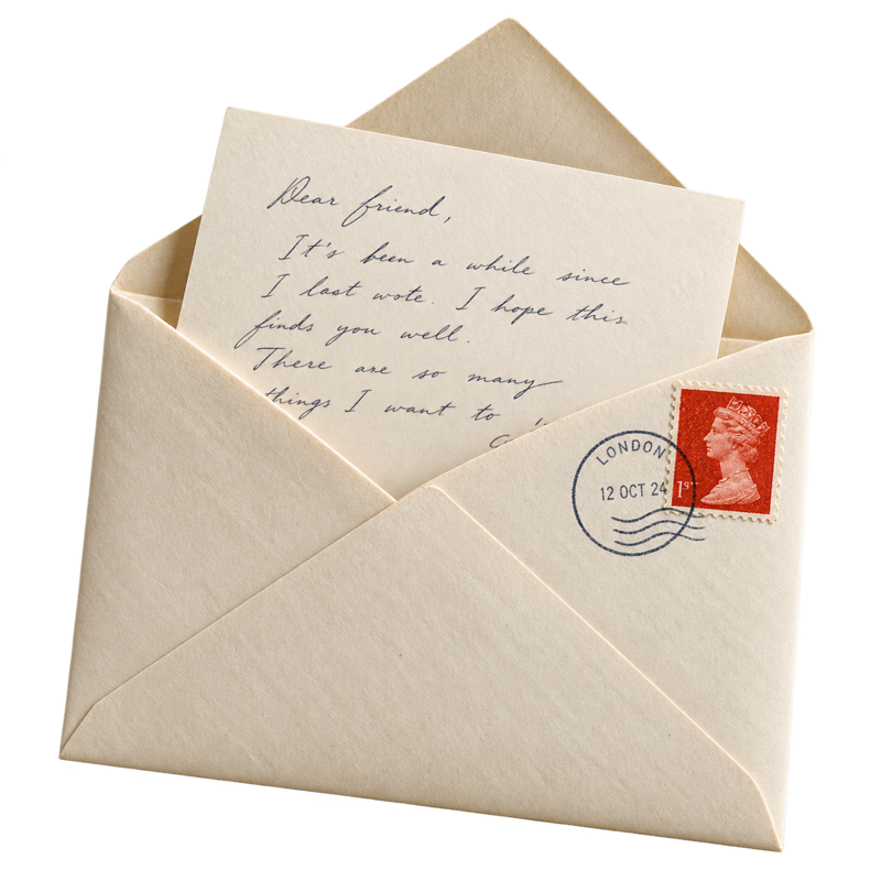 an opened letter